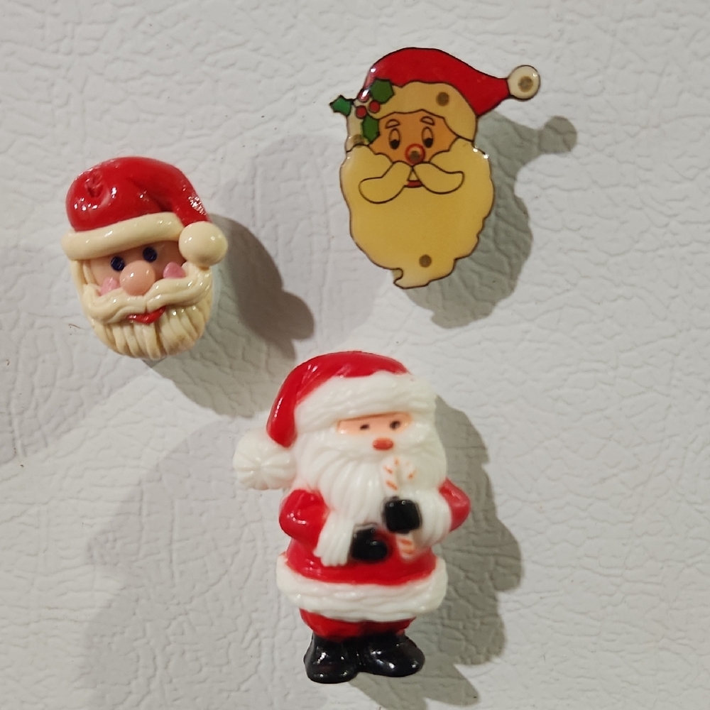 Santa Claus Refrigerator Magnets Set